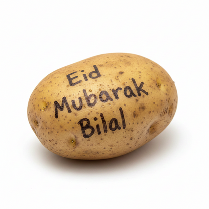Potato Parcel – Send a Personal Message on a Real Potato