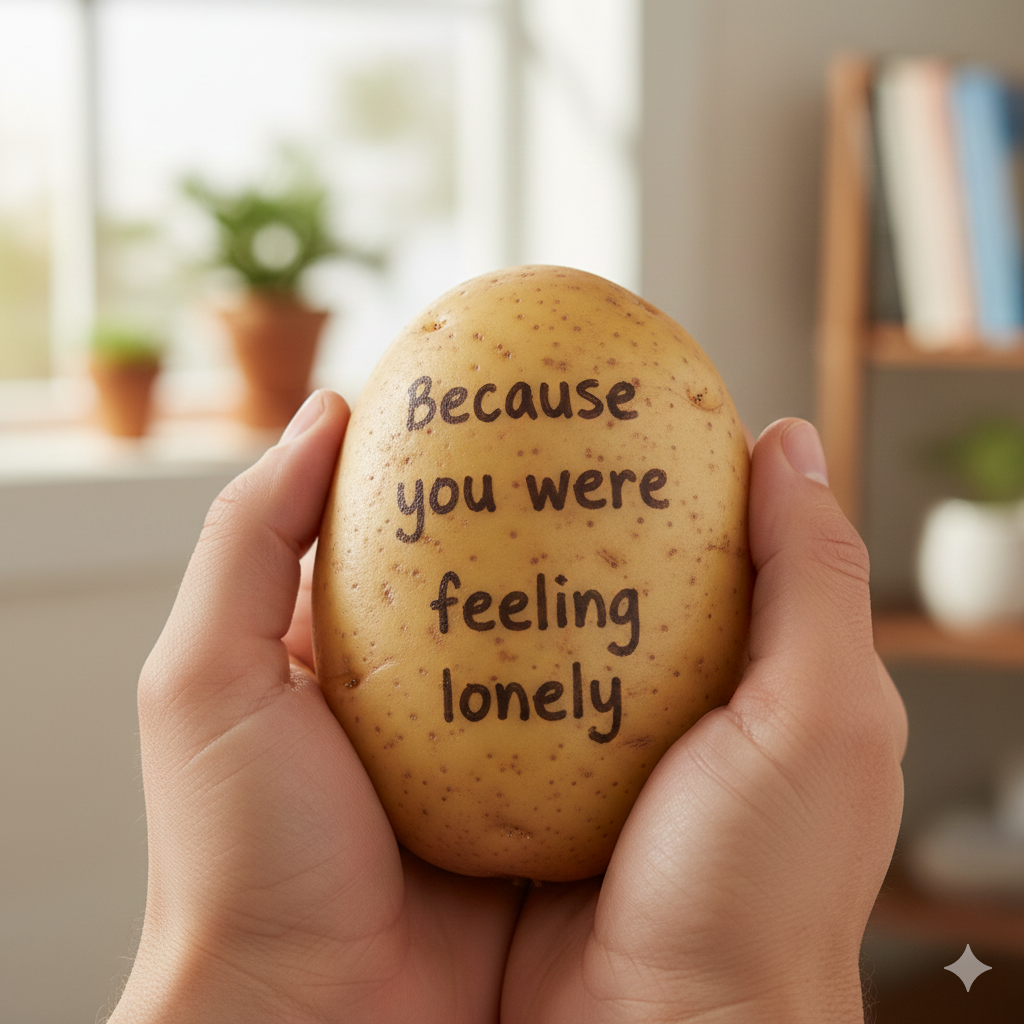 Potato Parcel – Send a Personal Message on a Real Potato