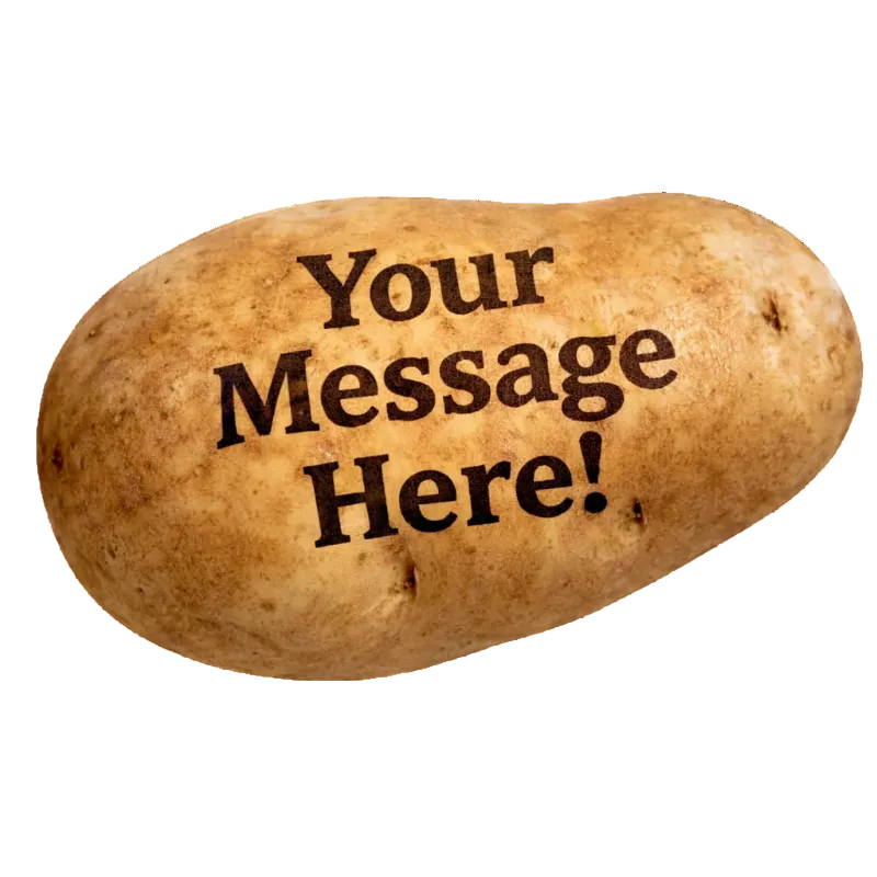 Potato Parcel – Send a Personal Message on a Real Potato