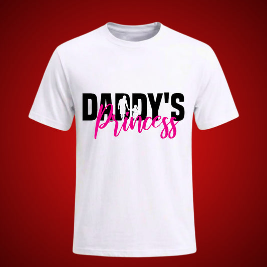 Daddy's Princess Graphic T-Shirt for Girls & Dads