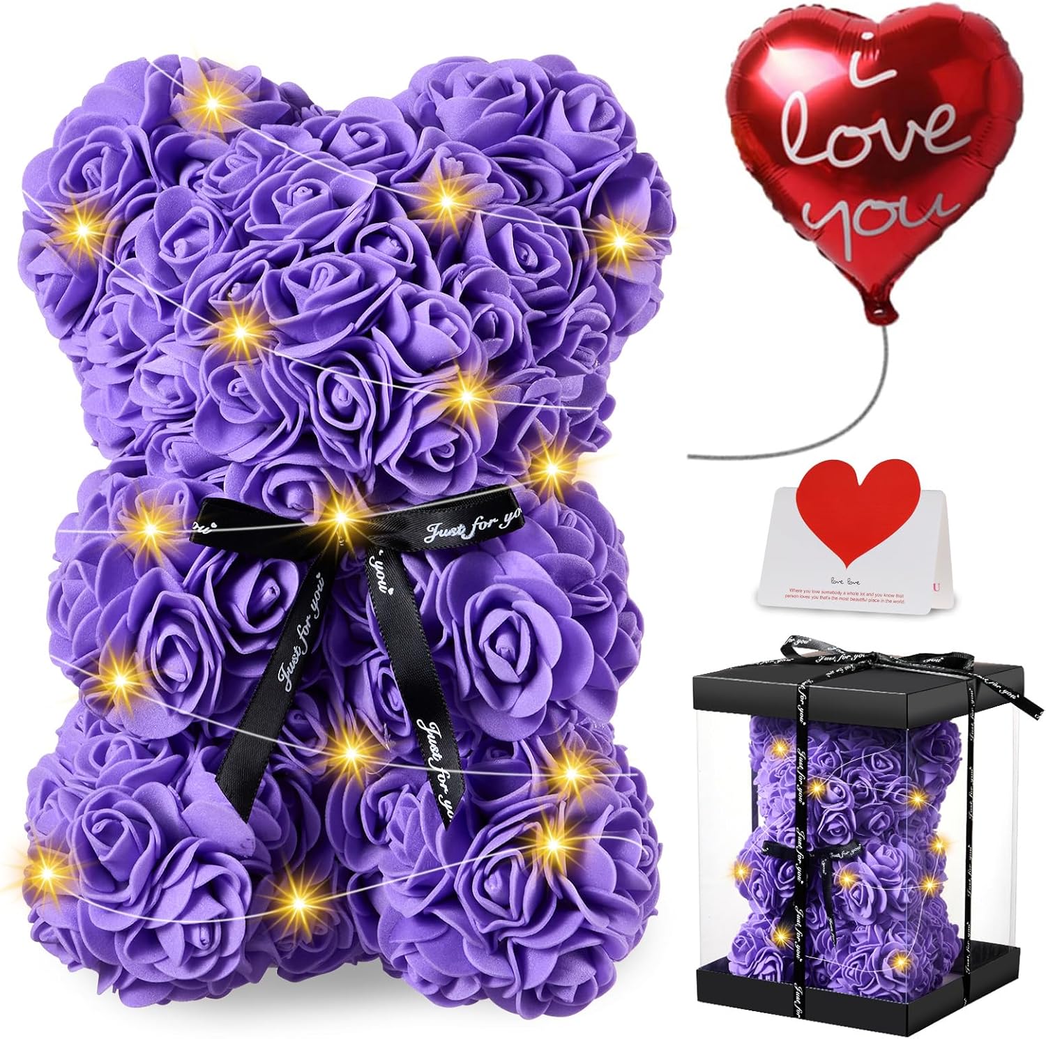 Rose Bear Gift Set